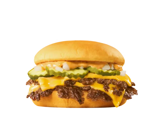 Sonic Menu Prices, Calories & Updated Deals 2026 51 “Double SONIC® Smasher with two juicy beef patties, melted cheese, crisp lettuce, tomato, pickles, and creamy mayo on a toasted bun.