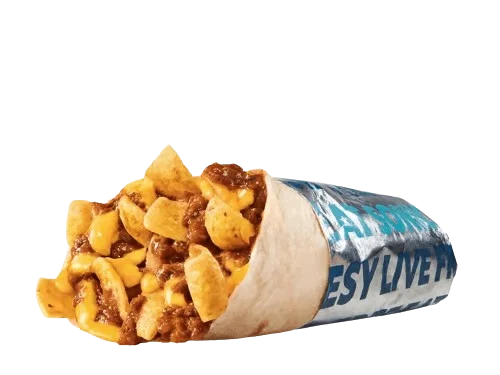 Sonic Menu Prices, Calories & Updated Deals 2026 95 Soft tortilla wrap stuffed with savory chili, melted cheese, and crispy FRITOS® for a tasty crunch.