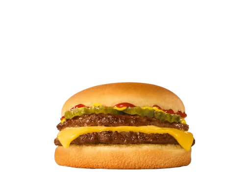 Sonic Menu Prices, Calories & Updated Deals 2026 94 Two juicy beef patties with melted cheese, fresh pickles, onions, and ketchup on a soft bun.