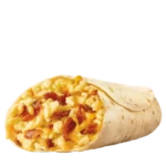 Sonic Bacon Breakfast Burrito | Crispy Bacon & Fluffy Eggs 16 Breakfast Burrito with crispy bacon, scrambled eggs, and melted cheese wrapped in a soft flour tortilla.