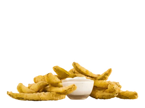 Sonic Menu Prices, Calories & Updated Deals 2026 83 "Crispy-fried dill pickle strips with a tangy, savory bite in every crunchy piece.