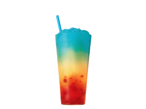 Sonic Menu Prices, Calories & Updated Deals 2026 167 Colorful Rainbow Slush layered with fruity flavors for a cool, refreshing treat.