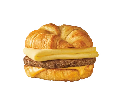 Sonic Menu Prices, Calories & Updated Deals 2026 47 Buttery CroisSONIC sandwich with savory sausage, fluffy scrambled eggs, and melted cheese.
