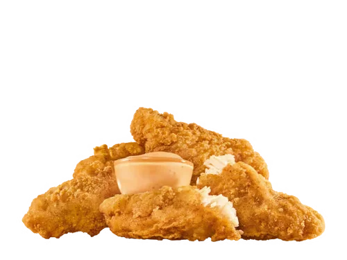 Sonic Menu Prices, Calories & Updated Deals 2026 128 "Crispy, golden-breaded Sonic Crispy Tenders — 3 juicy chicken pieces served hot"