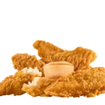 Sonic 3 Piece Crispy Tenders Combo – Price, Calories & Full Review 2026 2 "Crispy, golden-breaded Sonic Crispy Tenders — 5 juicy chicken pieces served hot.