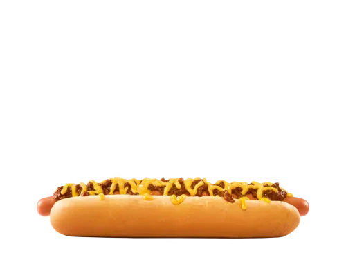 Sonic Menu Prices, Calories & Updated Deals 2026 123 "Quarter-pound all-beef footlong hot dog loaded with savory chili and melted cheddar cheese"