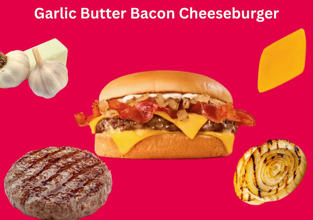 Garlic Butter Bacon Cheeseburger: Perfectly Crispy For 2026 1 Garlic Butter Bacon Cheeseburger with melted cheese, crispy bacon, and buttery garlic bun.