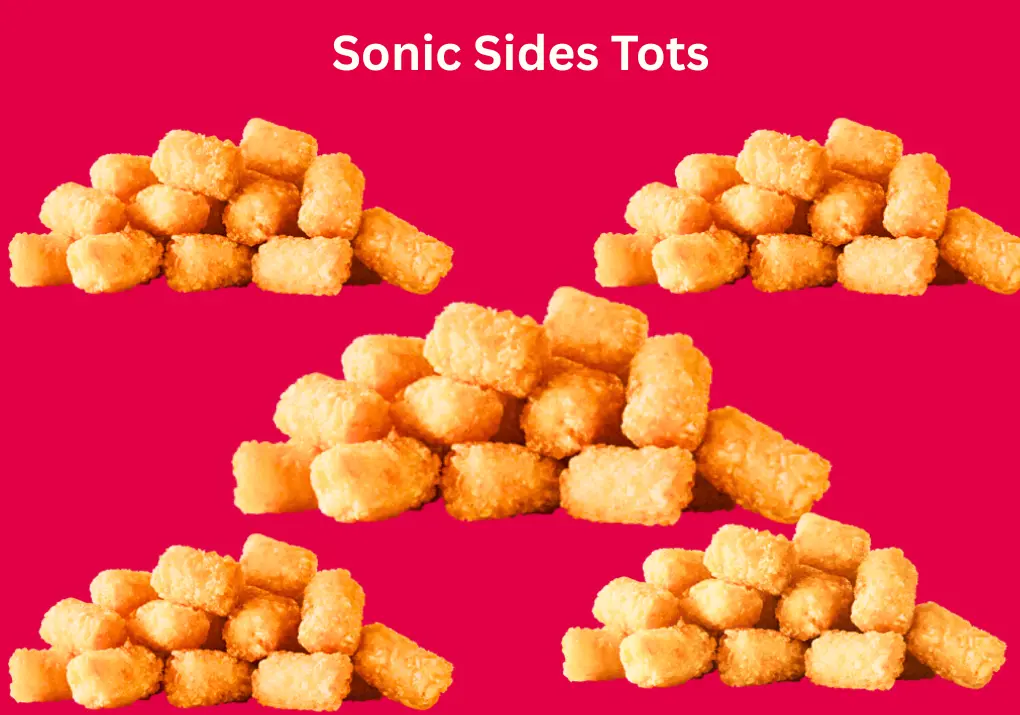 Sonic Sides Tots – Crunchy Outside, Soft Inside Potato 1 Sonic Sides Tots served golden brown, crispy on the outside and soft on the inside.